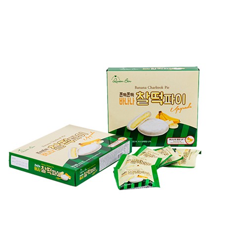 Bánh Banana Charlteok pie Queen Bin 310g
