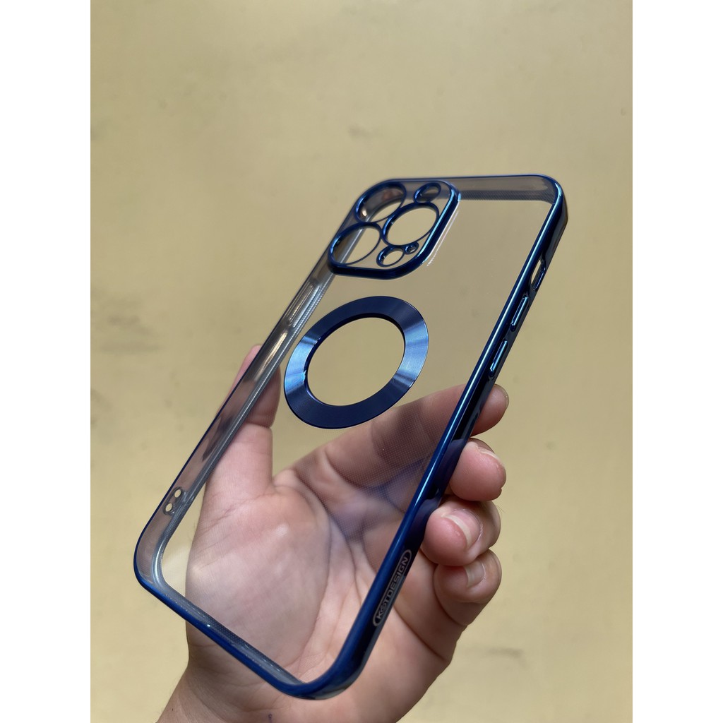 Ốp lưng KST Desing viền màu bảo vệ Camera iPhone 11 12 13 PRO / MAX hỗ trợ sạc không dây hỗ trợ sạc không dây