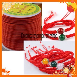 Dây dù/chỉ đỏ đan vòng tay loại đẹp 1mm