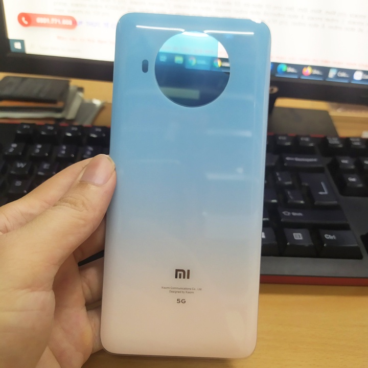 Nắp lưng mi 10t lite 5g, mặt lưng kính xiaomi mi 10t lite