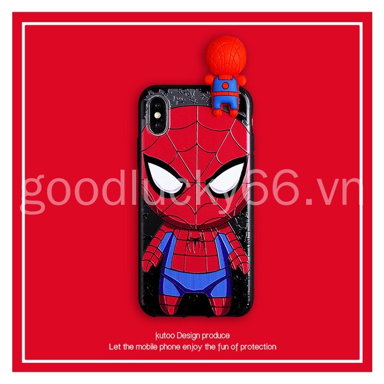 Sony Xperia XA2 XZ4 XZ5 L3 L2 10 Plus Mobile Phone Shell Cartoon Animation Soft Shell Anti-fall and Shock-proof All-inclusive Edge Protective Cover Spiderman Marvel Iron Man Shell Back Cover