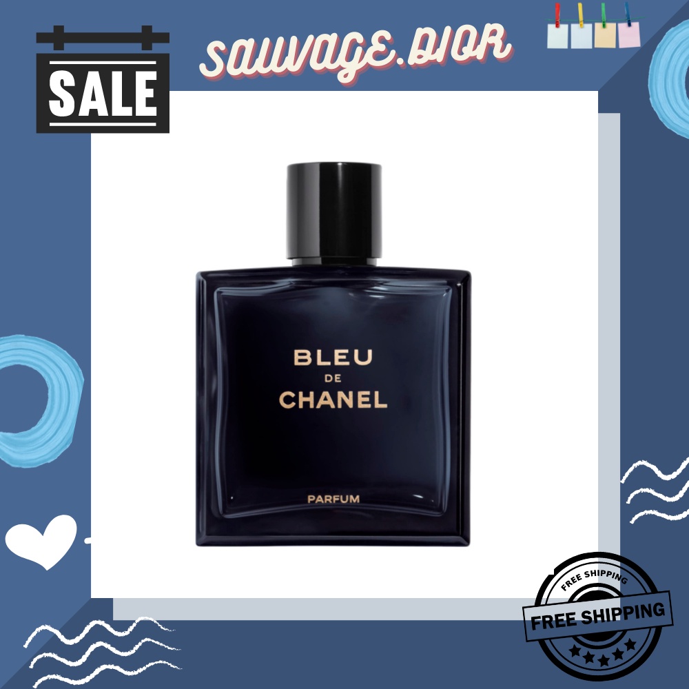 Nước hoa Chanel Bleu Parfum 100ml (chữ vàng) [FULL SEAL]
