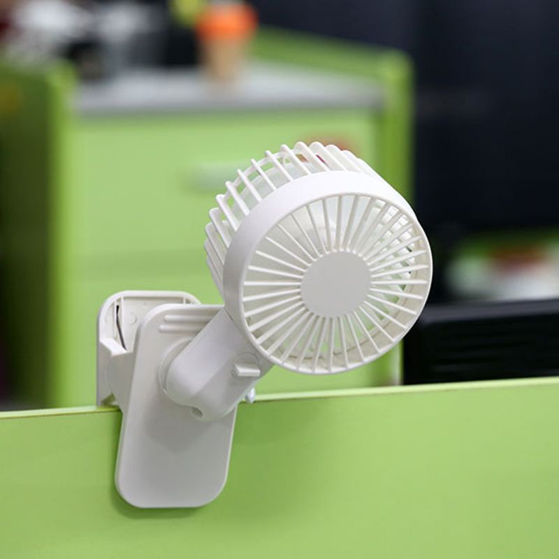 Quạt Điện Để Bàn Cổng Sạc USB Hai Cánh Có Thể Điều Chỉnh