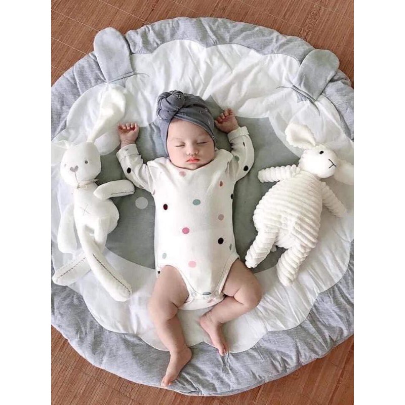 Gấu Bông Lông Mềm Làm Gối Ôm Cho Bé Chất Vải Cotton