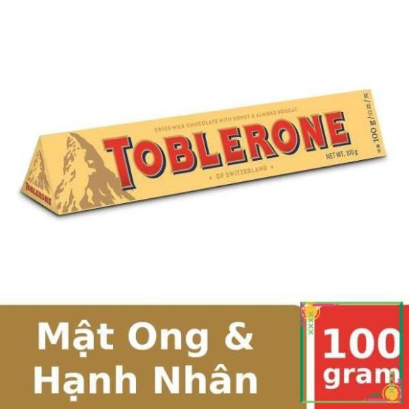 THANH SOCOLA SỮA MẬT ONG VÀ HẠNH NHÂN TOBLERONE 100G ShopTaM_1