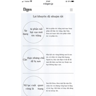THUỐC NHUỘM TÓC PHỦ BẠC THẢO DƯỢC - BIGEN