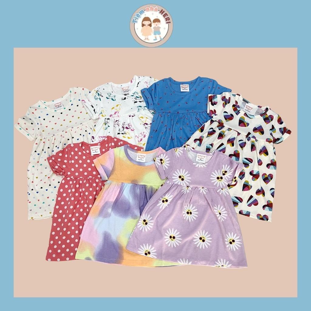 Váy đầm bé gái baby doll thun mềm hàng trẻ em xuất khẩu - TIỆM NHÀ HERI