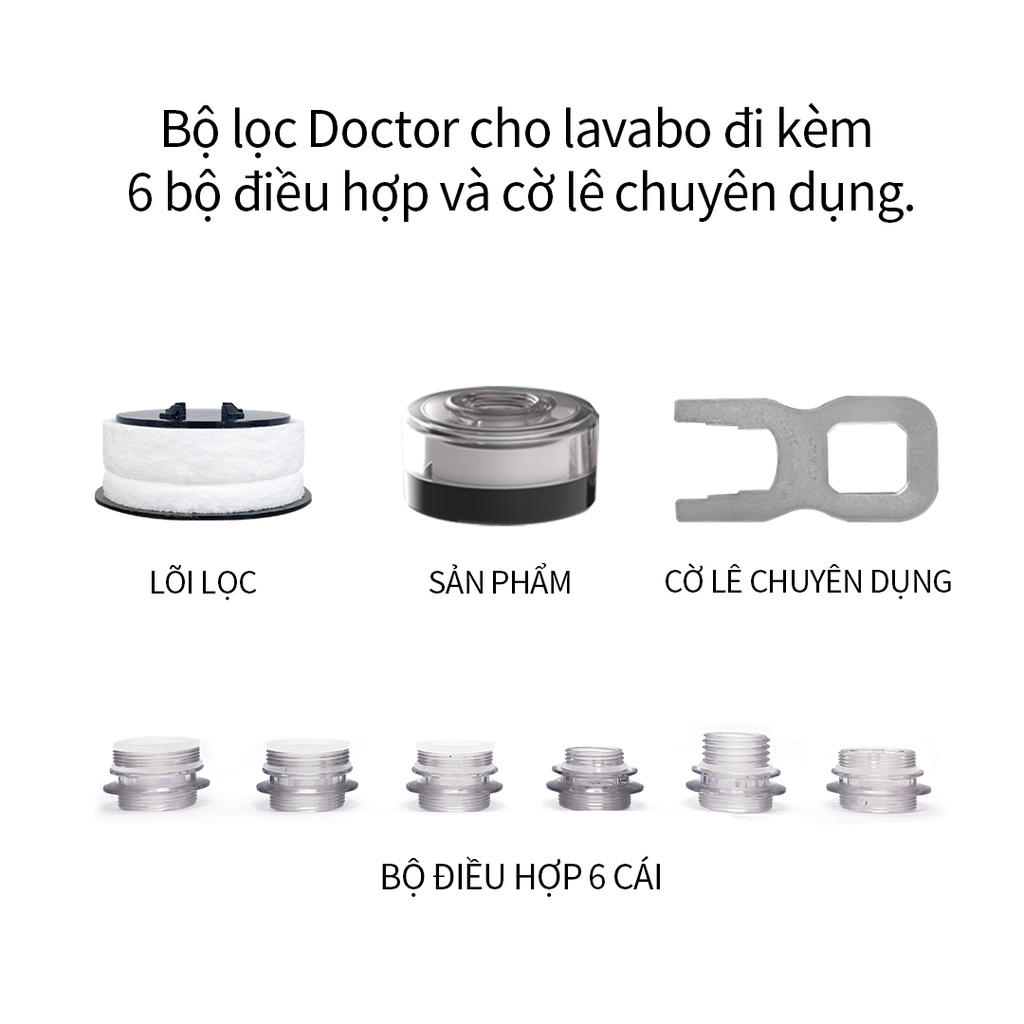 Thiết Bị Lọc Nước Tại Vòi ARIZE Dr.Oplus Dùng Cho Lavabo