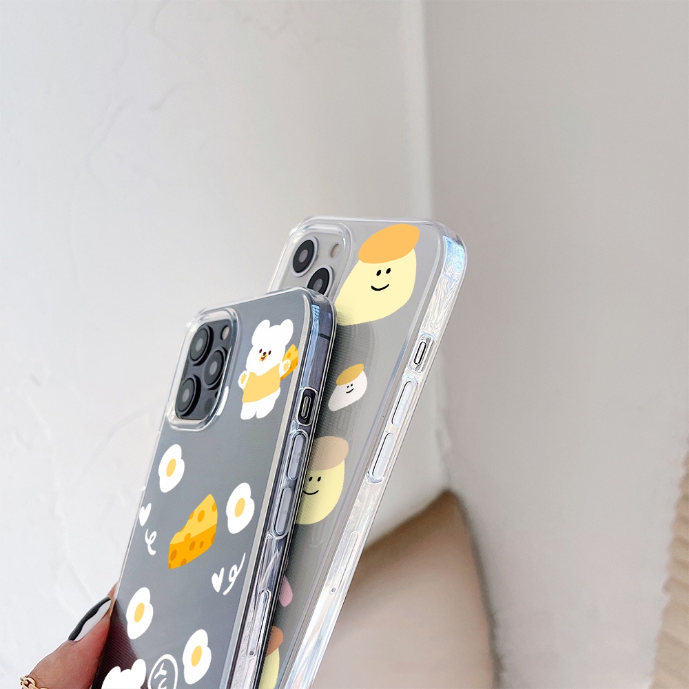 Ốp Điện Thoại Tpu Mềm In Hình Gấu Hoạt Hình Cho iPhone 11 12 13 pro Max XS X XR XS Max 7 8 6 6s plus 4 5 SE 2020