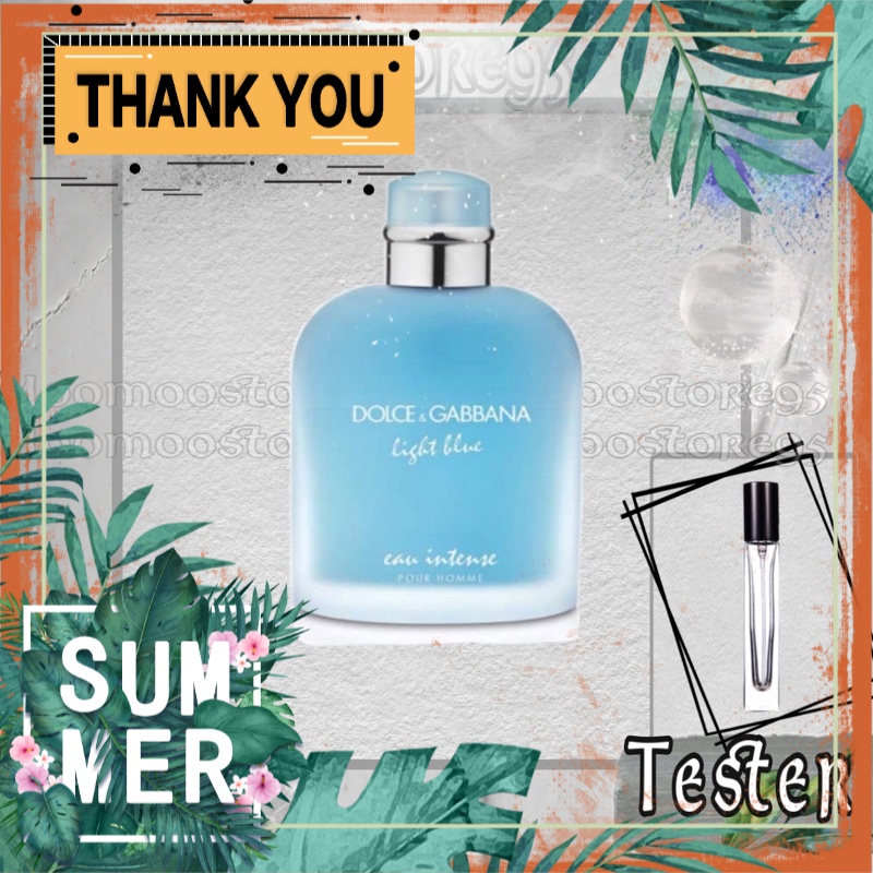 Nước hoa mẫu thử Nam Light Blue Eau Intense Pour Homme ˢᵘᵐᵐᵉʳᴹᴵˢᵀˢᴳ