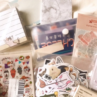 (THANH LÝ) Sticker - Giấy Note - Sổ vở - Decor Background