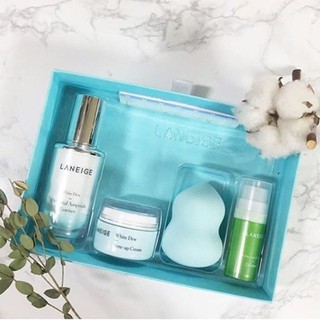 Set Dưỡng Trắng Laneige White Dew Original Ampoule Essence - cf