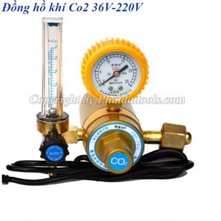 Đồng hồ khí - Đồng hồ sấy khí Co2 cho máy hàn Mig