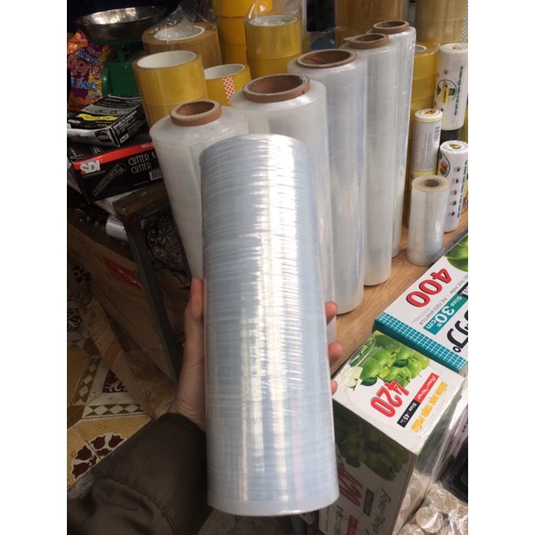10 cuộn màng PE cuốn hàng, giảm béo, giảm mỡ bụng 25cm x 1kg