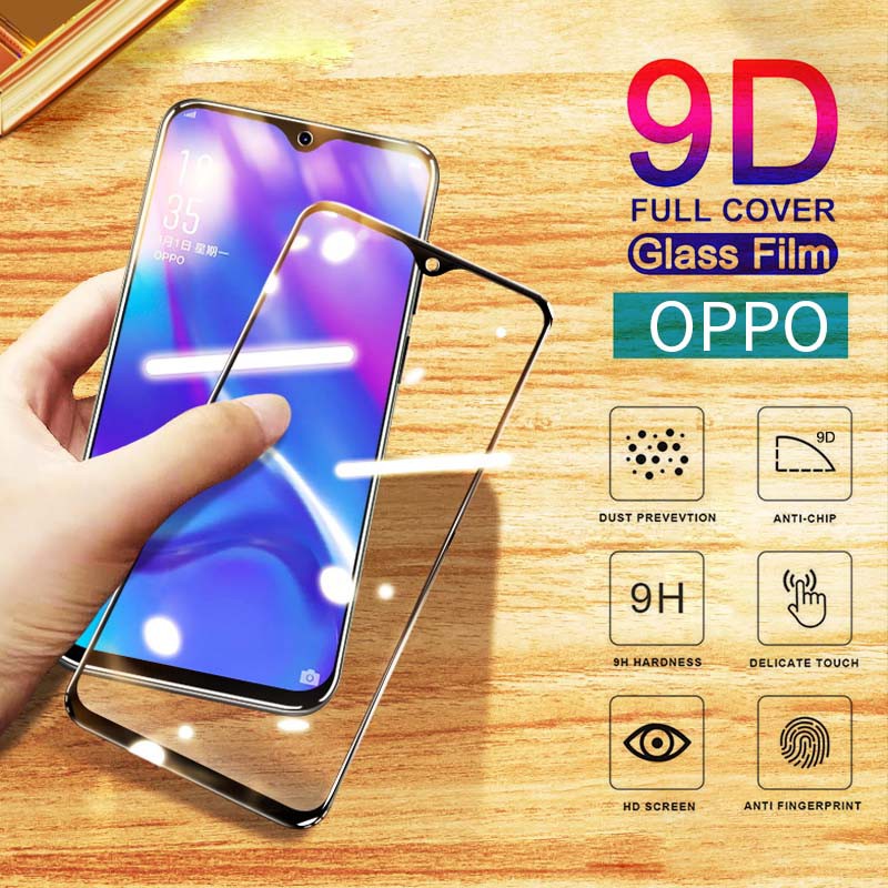 Kính Cường Lực 9d Bảo Vệ Toàn Màn Hình Cho Oppo F1S F11 F11 Pro F15 F5 F5 Youth F7 F7 Youth F9 F9 Pro Reno 2 2z 2f 3 Ốp