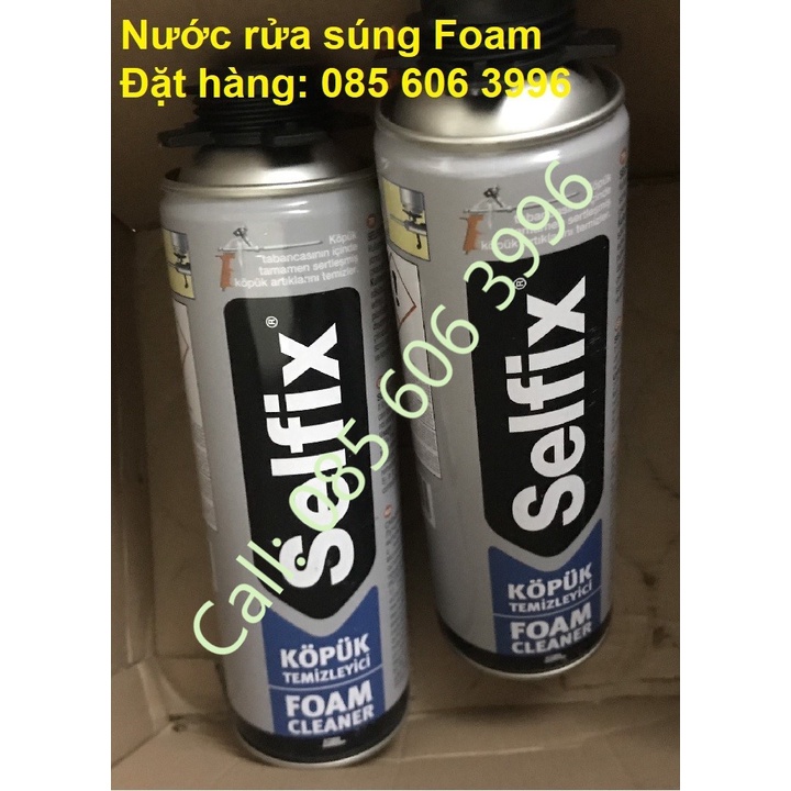 Nước rửa súng bắn keo bọt nở foam