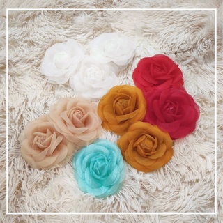 Bông cài áo - Hoa vải trang trí quần áo