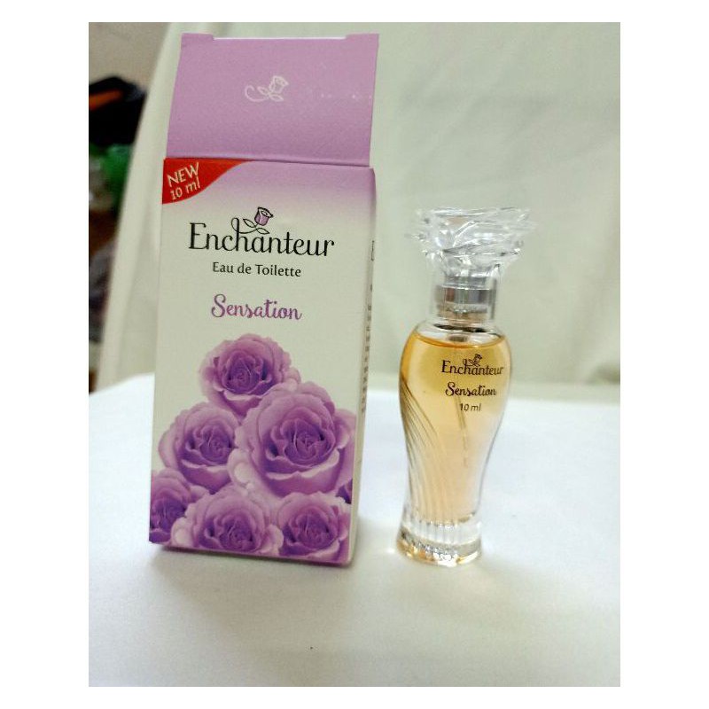 Bộ 3 sản phẩm Enchanteur: Lăn khử mùi Sensation 25ml, Nước hoa Sensation 10ml, Nước hoa bỏ túi Delightful 18ml
