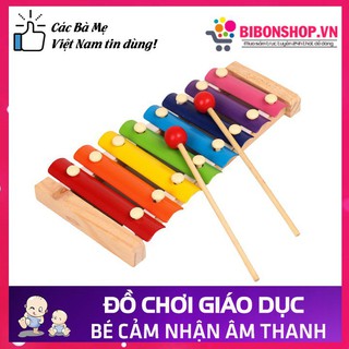 Đồ Chơi Gỗ Đàn Mộc Cầm 8 Thanh Cho Bé Cảm Nhận Âm Nhạc