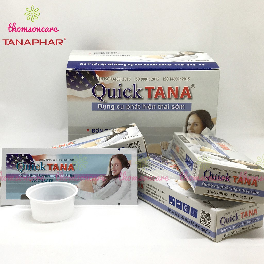 Que thử thai QUICKTANA - Luôn che tên sản phẩm khi giao hàng - test thai sớm, nhanh Quick Tana 21