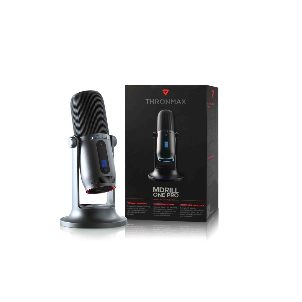 Micro Thronmax Mdrill one Pro Jet Black / Slate Gray  96khz - Hàng chính hãng