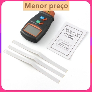 Máy đo tốc độ ảnh laser kỹ thuật số không tiếp xúc Động cơ đo tốc độ RPM Tach