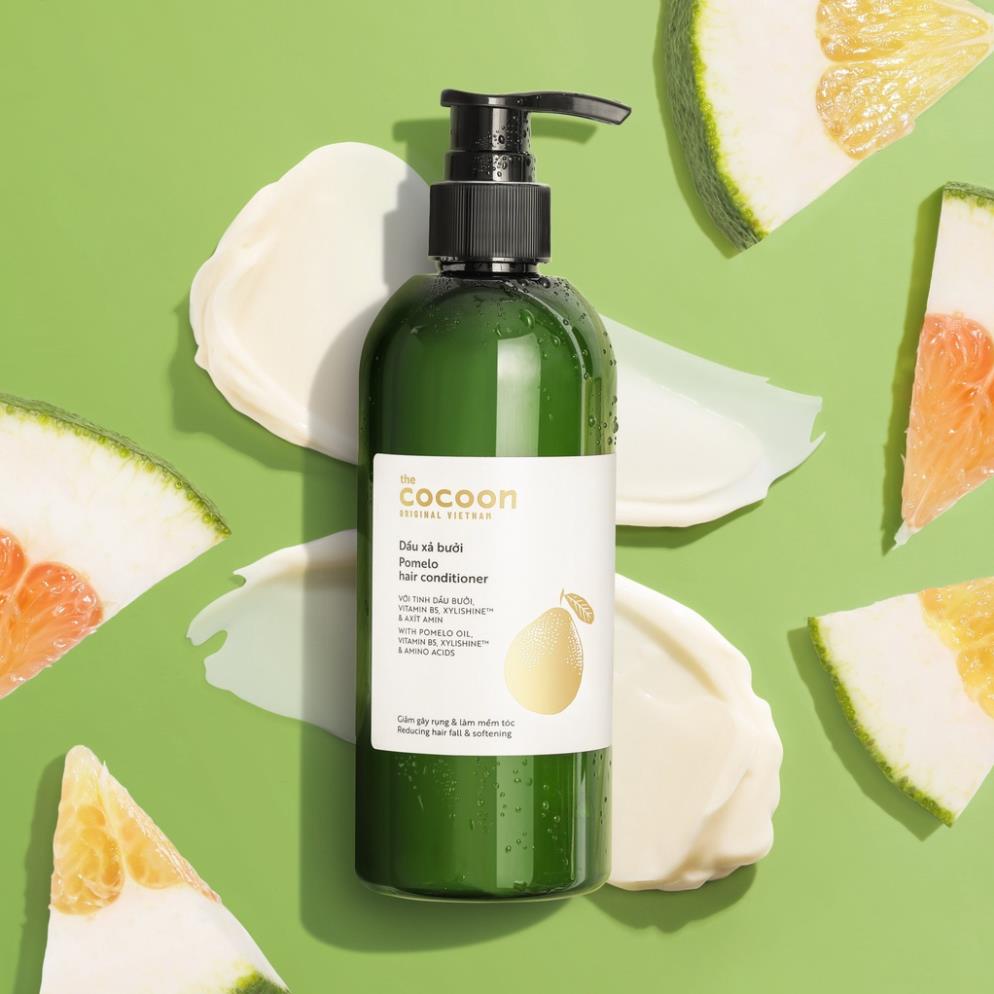 Combo Chăm Sóc Tóc Tinh Dầu Bưởi Cocoon: Dầu Gội 310ml + Dầu Xả 310ml + Nước Xịt Dưỡng Tóc Pomelo 140ml #May.shop | BigBuy360 - bigbuy360.vn