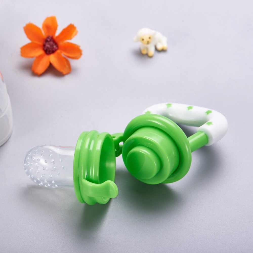 Túi chống hóc cho bé, núm nhai dụng cụ ăn dặm túi nhai chống hóc silicon cho bé ăn hoa quả, túi tập ăn A Lá Kids