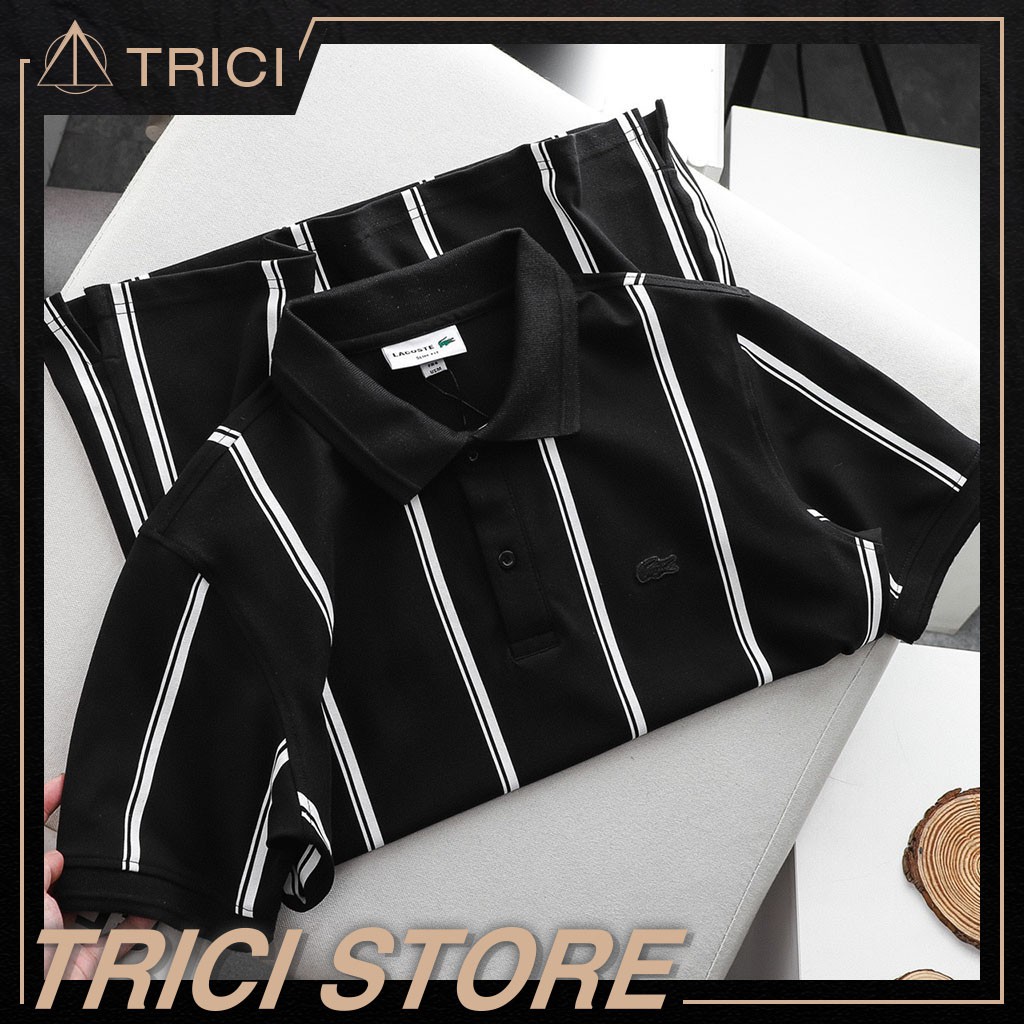 Áo polo nam Lacoste cotton 100% 4 chiều hàng vnxk xuất dư Verson 2021 | BigBuy360 - bigbuy360.vn