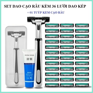 Bộ dao cạo râu kèm 36 lưỡi dao cạo