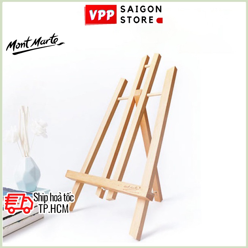 Giá Vẽ Gỗ Để Bàn Mont Marte MEA0014 - 40x22x23.5cm - Tabletop Display Easel Signature - Medium