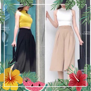 Quần ống rộng đũi xuống xếp ly siêu đẹp