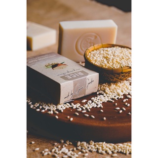 Xà phòng handmade Gạo (plain) từ Green Garden