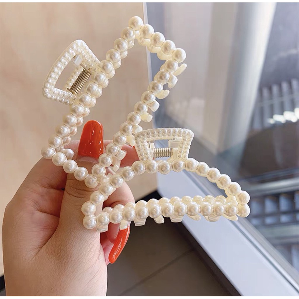 Kẹp tóc đính đá, kẹp đính ngọc cao cấp xinh xắn thời thượng dành cho nữ DAHABOO KT08