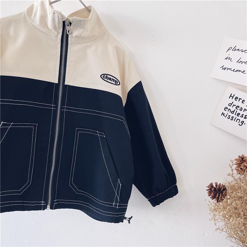 Áo khoác thể thao phong cách Hàn Quốc thời trang xuân thu cho bé trai 2023