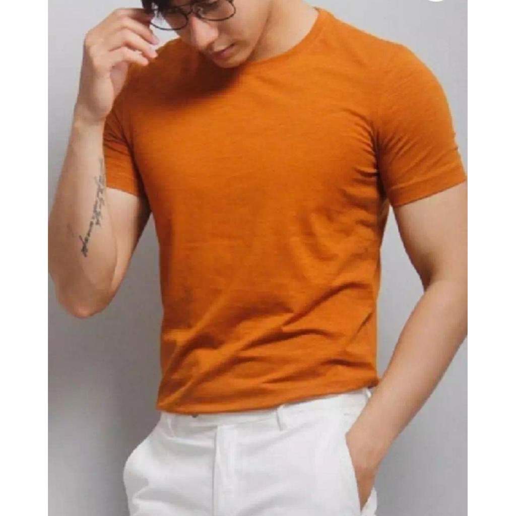 Áo thun nam trơn chất thun cotton thoáng mát