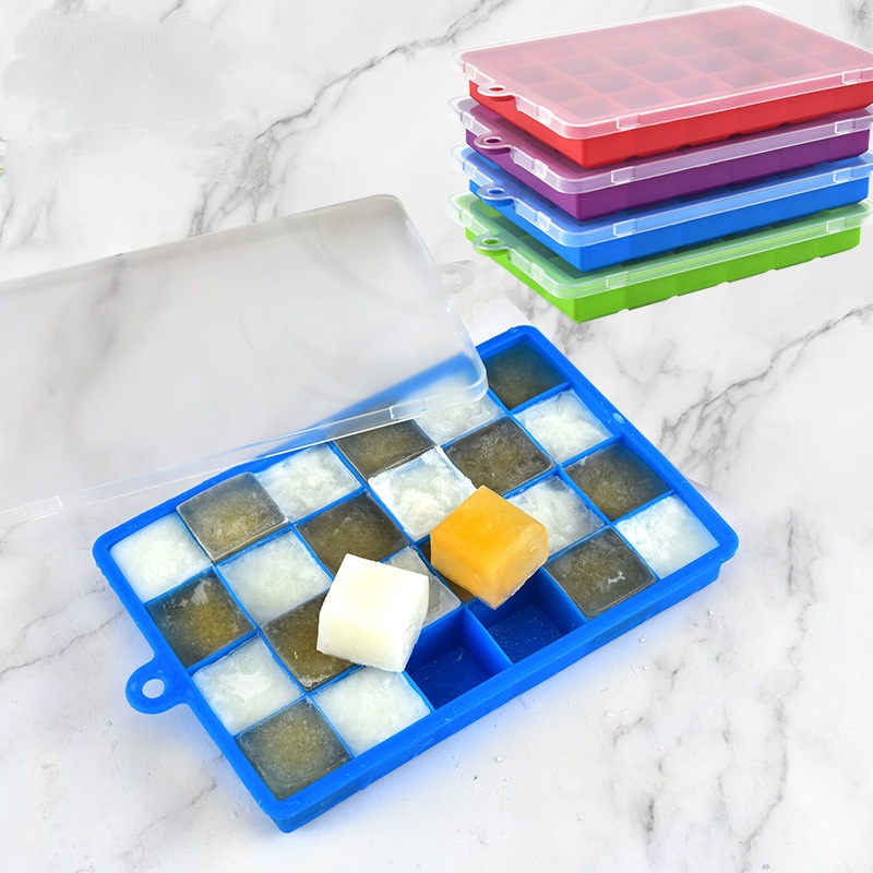 Khuôn TAILI bằng silicon làm đá viên 24 ngăn diy