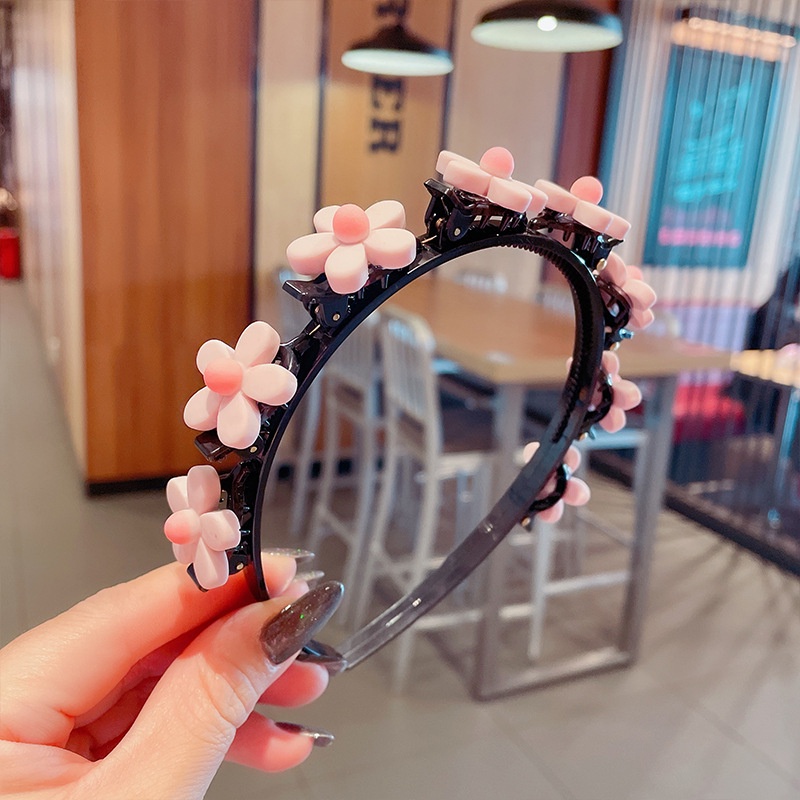 Băng đô cài tóc nhiều lớp nhiều lớp thiết kế Hàn Quốc đơn giản cho bé gái