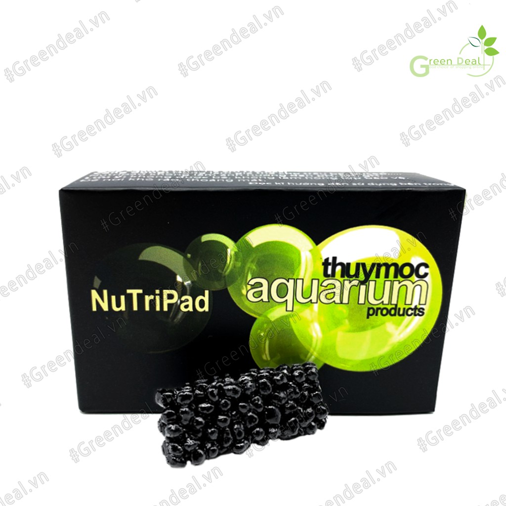 THỦY MỘC - NuTriPad (Hộp 10 miếng) | Giá thể trồng cây cho hồ cá thuỷ sinh