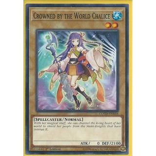 Lá bài thẻ bài Yugioh COTD-EN018 Crowned By The World Chalice