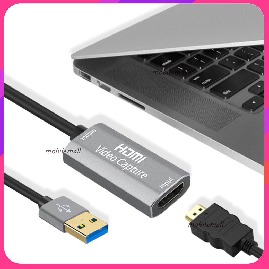 Card Ghi Hình HDMI USB 3.0 ET-W17 Hỗ Trợ Ghi Hình 1080P 60fps 4K Cho Điện Thoại/Camera/PS4/ XBOX/Máy Tính