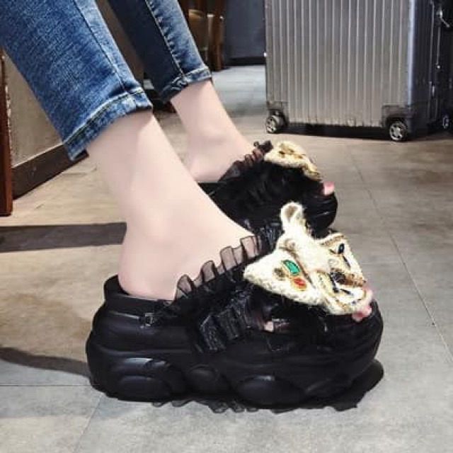 Dép bánh mì nơ thời trang 8,5cm 011606 - kèm ảnh thật