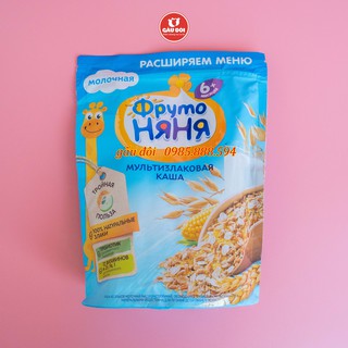 Bột ăn dặm Fruto ngũ cốc sữa đủ vị 200g (xuất xư Nga)