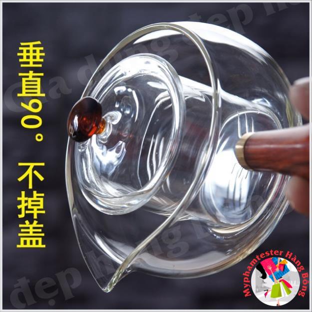 (HÀNG ĐẸP) Rót+Pha trà thuỷ tinh