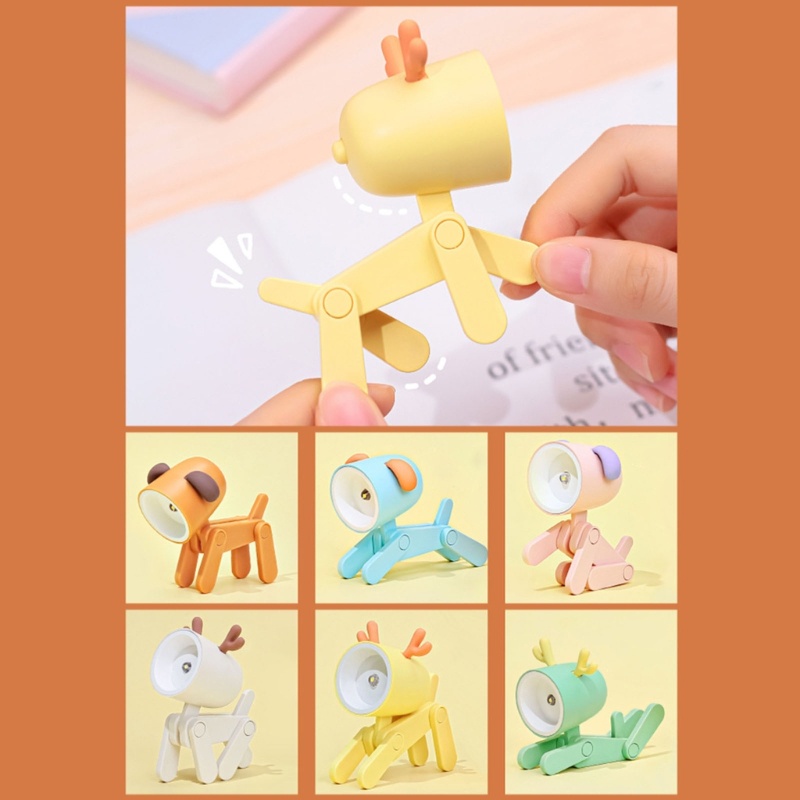 Đèn LED Để Bàn Mini Hình Chú Cún Đáng Yêu