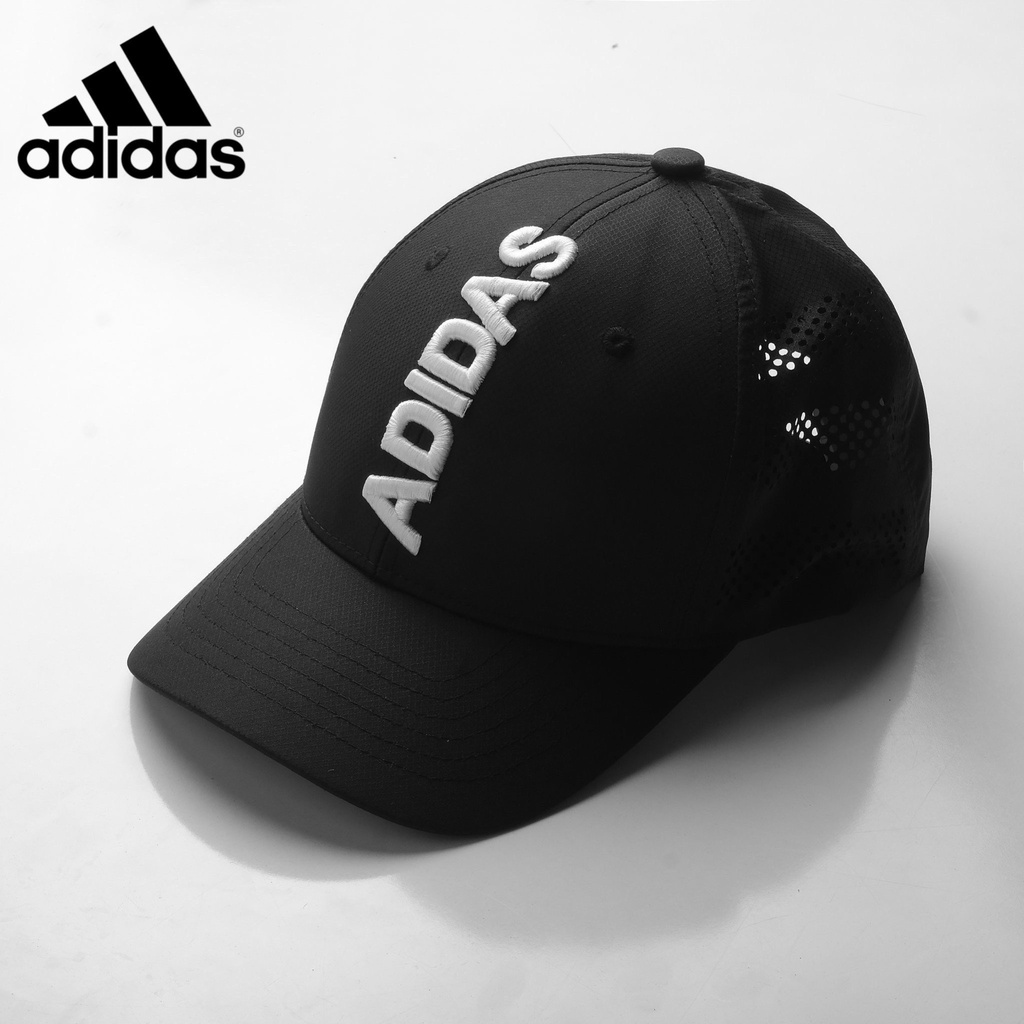 Mũ adidas logo thêu chữ, đục lỗ lazer - Mũ lưỡi trai nam đẹp