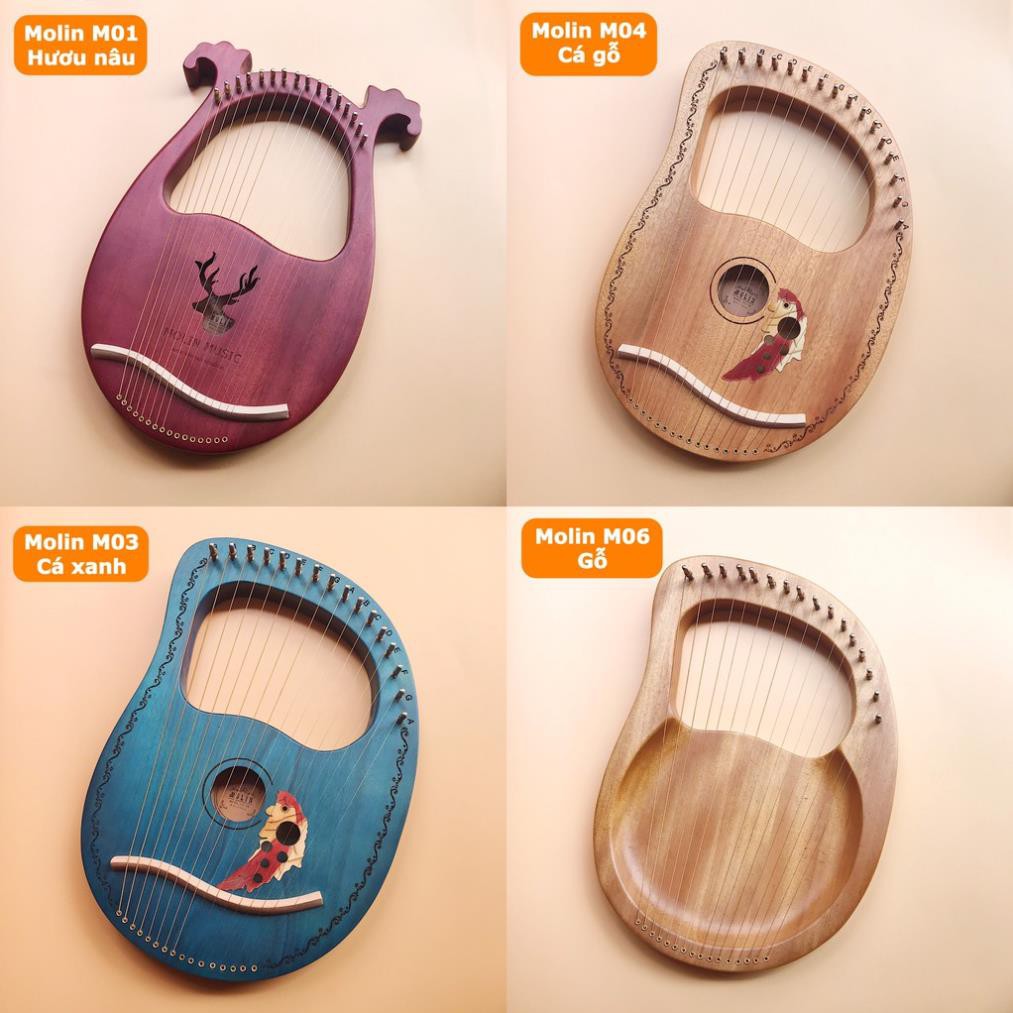 Đàn Lyre Harp 16 Dây giá rẻ Molin