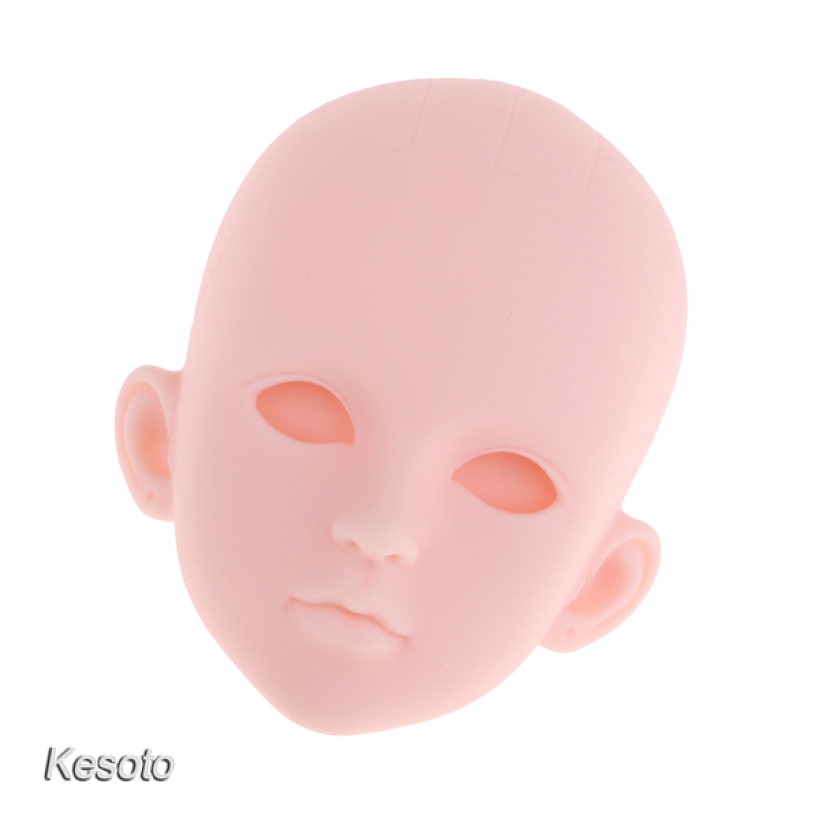 [KESOTO] 1/4 Female Bjd Doll Head Sculpt Ball-Jointed Doll Body Parts Head Sculpture