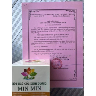 BỘT NGŨ CỐC DINH DƯỠNG MIN MIN(1KG)