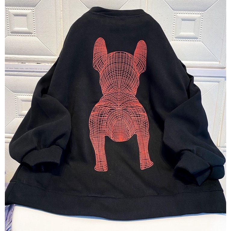 Áo Nỉ Nam Nữ { Hàng Mới - Siêu Chất } In 3D Hình Chó Hot Trend Tưng Bừng Hè 2021 Fom Tay Lỡ Kiểu Dáng Trẻ Trung